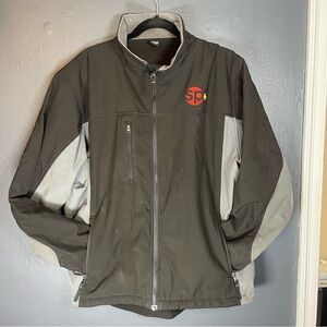 Cintas Softshell Work Jacket | Black/Gray Two-Tone SP Logo (L)